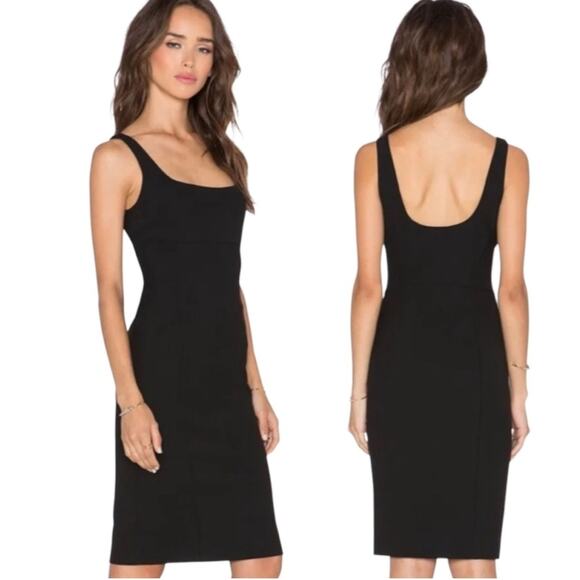 Diane Von Furstenberg Black Bodycon Sleeveless Dress - Picture 1 of 7